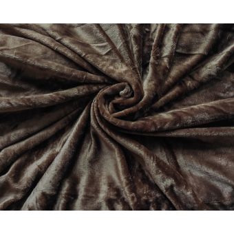 Prostěradlo MIKROFLANEL MyHOUSE 90x200cm, hnědé