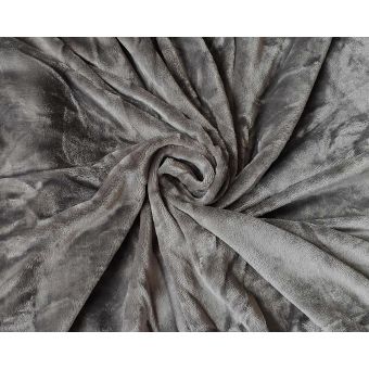 Prostěradlo MIKROFLANEL MyHOUSE 90x200cm, tmavě šedé