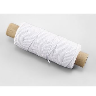 Pružná nit / guma 40122/1101 bílá 1101, návin 30m, průměr 1 mm 