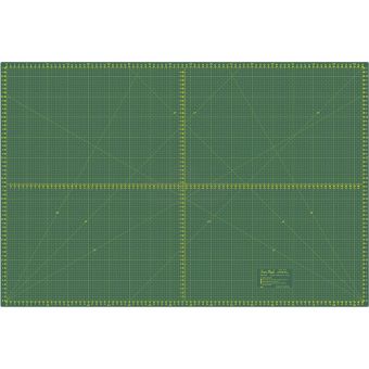 Řezací podložka na látky, patchwork DONWEI DW-12121, samosvorná, zelená, 90x60cm, vel. L , tloušťka 3mm