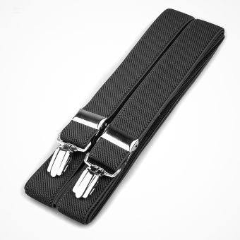 Šle pánské, délka 125cm, šíře 2,5cm, tvar X, tmavě šedé, 650254/11
