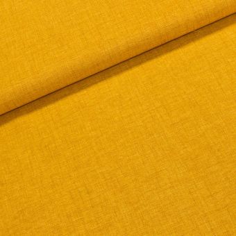 Směsové plátno EDGAR 27 žlutý melír, š.140cm (látka v metráži)