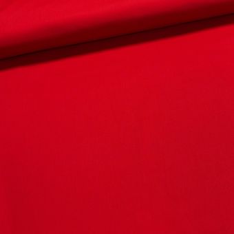 Směsový kepr elastický BRIGSTON ELASTIC RED, jednobarevný červený, 250g/m2, š.150cm (látka v metráži)