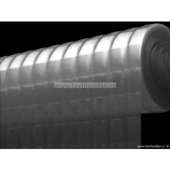 Ubrus PVC průhledný 0009D106,vyrážená kostička, š.130cm (metráž)