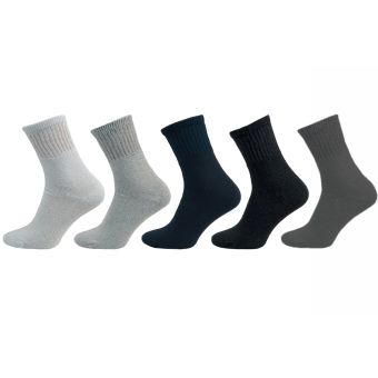 Ponožky teplé froté 1212, jednobarevné, jemný svěr lemu, unisex, 1 pár, (více velikostí, barev)