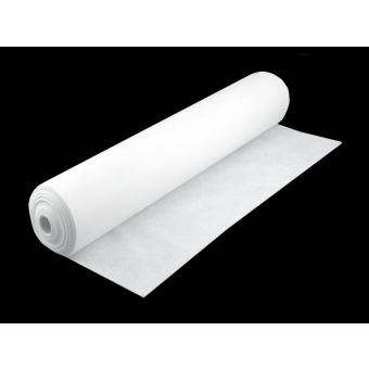 Vlizelín NOVOPAST jednostranně lepící / nažehlovací, jemný, bílý, š. 90cm, 20+15g/m2 (látka v metráži)
