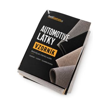 Vzorník automotive látek na STROPNICE a interiéry automobilů
