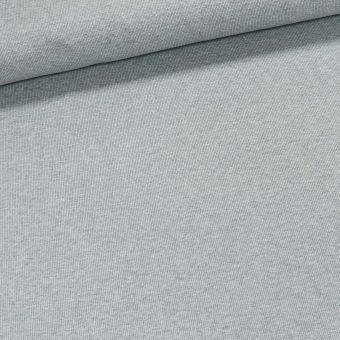 Žebrovaný bavlněný úplet 6222 5004 středně hrubý, světle šedý melír, š.108cm, (látka v metráži)