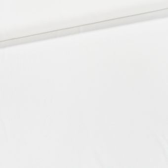 Žebrovaný směsový úplet 6255 0101 jemný, bílý, š.105cm, (látka v metráži)