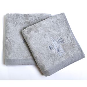 Bambusový froté ručník a osuška BOSTON / BAMBUS, šedá (více rozměrů)