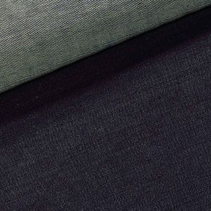 Bavlněná riflovina (denim, džínovina) elastická č.11, tmavě modrá 350g/m2, š.155cm (látka v metráži)