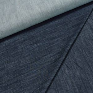 Bavlněná riflovina (denim, džínovina) elastická č.10, modrá 380g/m2, š.140cm (látka v metráži)