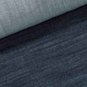 Bavlněná riflovina (denim, džínovina) elastická č.10, modrá 380g/m2, š.140cm (látka v metráži)