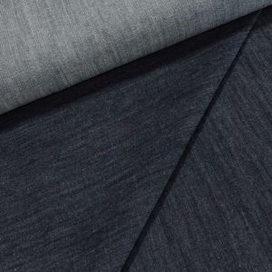 Bavlněná riflovina (denim, džínovina) modrá žíhaná č.7, klasická, š.160cm, 380 g/m2, 100% bavlna (látka v metráži)