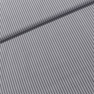 Bavlněné plátno 1031 370, zig zag černo-šedý, š.150cm (látka v metráži)