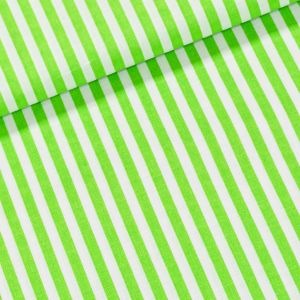 Bavlněné plátno Jolana JO003/35 zelený a bílý proužek 5mm, š.150cm (látka v metráži)