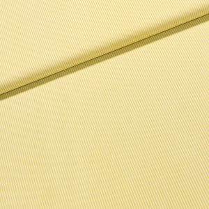 Bavlněné plátno N331 žlutý tenký proužek, š.150cm (látka v metráži)