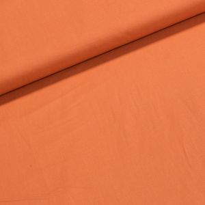 Bavlněné plátno SANDRA UNI jednobarevná tmavě oranžová, š.140cm (látka v metráži)