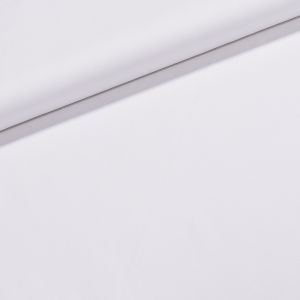 Bavlněný kepr 001 WHITE, jednobarevná bílá, š.150cm (látka v metráži)