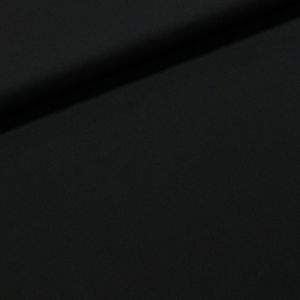Polyesterový úplet 5934 4002 UNI jednobarevný černý, š.150cm (látka v metráži)