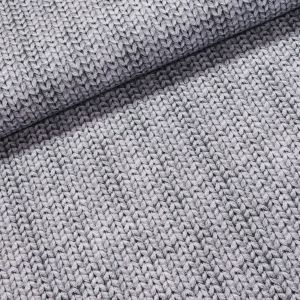 Bavlněný úplet TEPLÁKOVINA 08187-002 DIGITÁLNÍ TISK šedý vzor pleteniny, počesaný, š.145cm (látka v metráži)