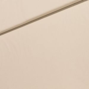 Bavlněný úplet UNI 8036-066 jednobarevný krémový, š.150cm (látka v metráži)