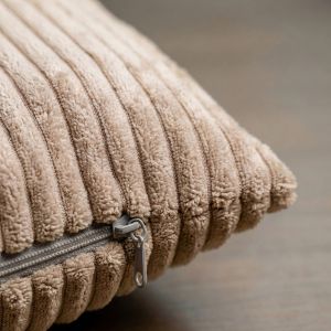 Dekorační povlak na polštářek ZOOM 6055 b.1 CREAM, mikro, krémová, 40x40cm