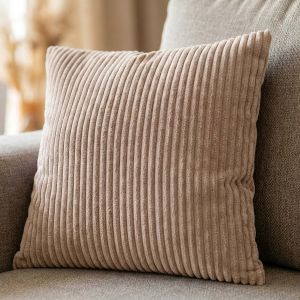 Dekorační povlak na polštářek ZOOM 6055 b.1 CREAM, mikro, krémová, 40x40cm