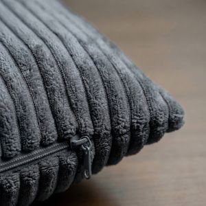 Dekorační povlak na polštářek ZOOM 6055 b.22 GRAPHITE, mikro, grafitová / šedá, 40x40cm