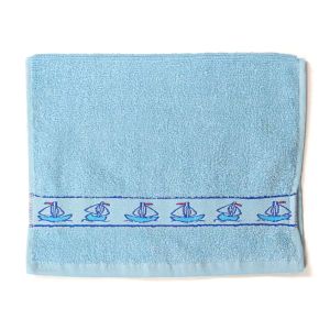 Dětský froté ručník KIDS, modrý, 30x50cm