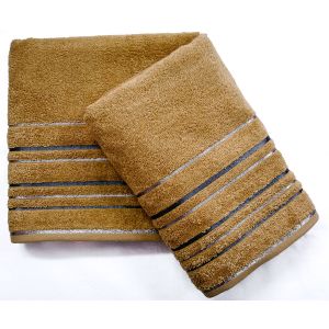 Froté ručník a osuška ZARA, oříšková (více rozměrů)