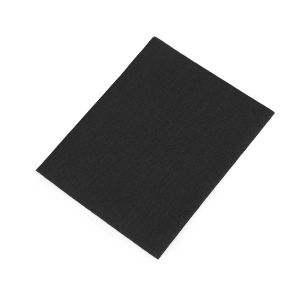 Klasická nažehlovací záplata, textilní bavlněná 050414, černá, 17x45cm