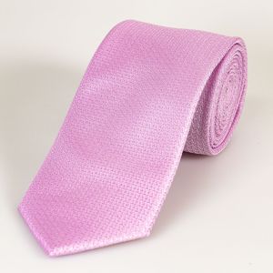 Kravata pánská AMJ kostičkovaná KU1612, růžová