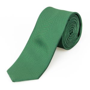Kravata pánská AMJ úzká puntíkovaná KI0898, zelená