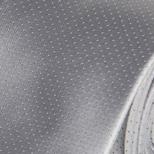 Kravata pánská s kapesníčkem AMJ, tečkovaná, KK0548, šedá