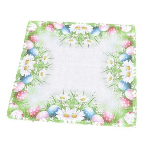 Kuchyňský ubrus / prostírání VELIKONOCE CYH6114 TISK, kraslice, zelená 35x35cm (čtverec) 