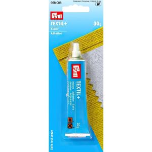 Lepidlo universální PRYM na textil a ostatní materiály, průhledné lepidlo v tubě, 30g