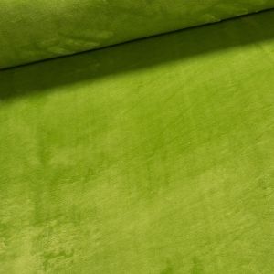 Mikroflanel / flanel fleece jednobarevná jarní zelená, š.150cm, (látka v metráži)