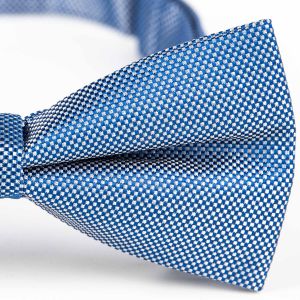 Motýlek pánský AMJ vzorovaný, modrý / kostičkovaný MP484