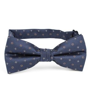 Motýlek pánský AMJ vzorovaný, modrý / květinkový MP446