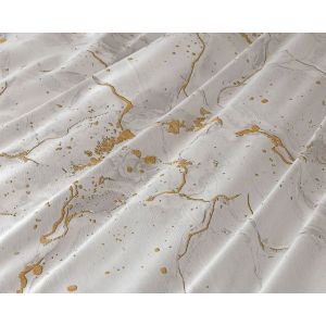 Povlečení Matějovský EMERLIS WHITE, mramorový vzor, krémové, bavlněný satén, digitál (více rozměrů)
