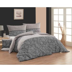 Povlečení Matějovský LIOR, ornamentální vzor, béžovo-šedé (více rozměrů, materiálů)