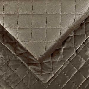 Přehoz na postel AMARANTE TAUPE, hnědý, 220x240cm, dvoulůžkový + 2x povlak 40 x 40cm