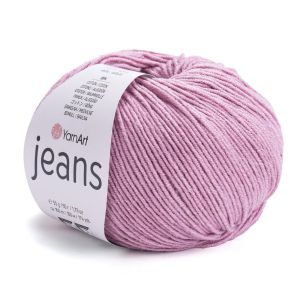 Pletací / háčkovací příze YarnArt JEANS 65  starorůžová, jednobarevná, 50g/160m
