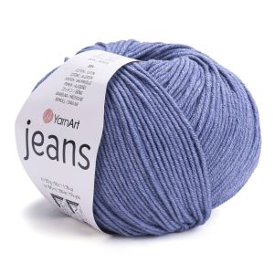 Pletací / háčkovací příze YarnArt JEANS 68  šedá, jednobarevná, 50g/160m