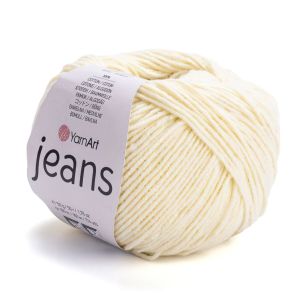 Pletací / háčkovací příze YarnArt JEANS 86 banánová, jednobarevná, 50g/160m