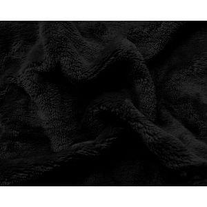 Prostěradlo MIKROFLANEL SLEEP WELL 90x200cm, černá