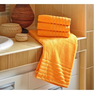 Mikrofroté ručník a osuška EMA, oranžová (více rozměrů)