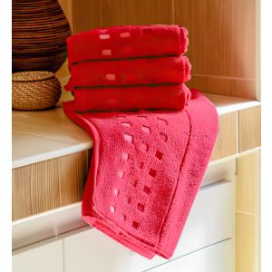 Mikrofroté ručník a osuška ZORA, červená (více rozměrů)