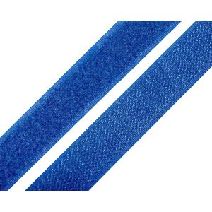 Suchý zip háček + plyš 740843/918 královsky modrý, šířka 2cm (v metráži)